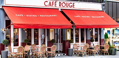 Cafe Rouge Italian restaurant