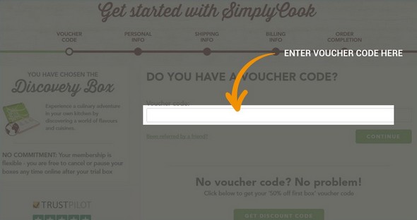 Simply Cook voucher