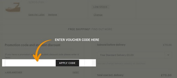 Topshop voucher