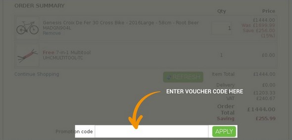 Tweeks Cycles voucher