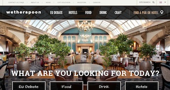 Wetherspoon Website