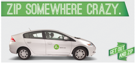 Zipcar Zip somewhere