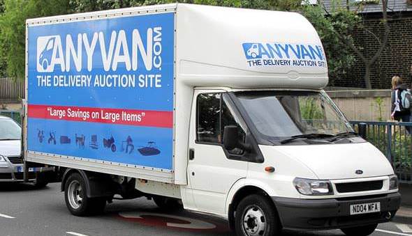 AnyVan delivery auction site