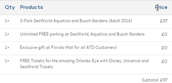 Attraction Tickets Direct voucher