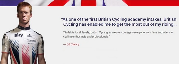 Ed Clancy for British Cycling