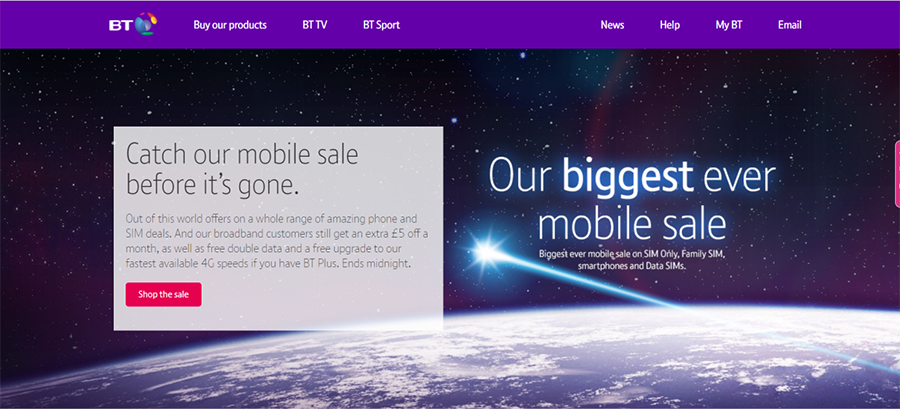 BT mobile voucher