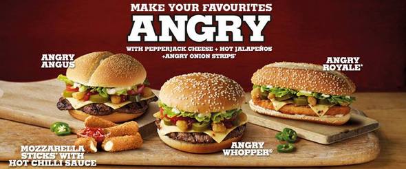 Burger King Spicy Range