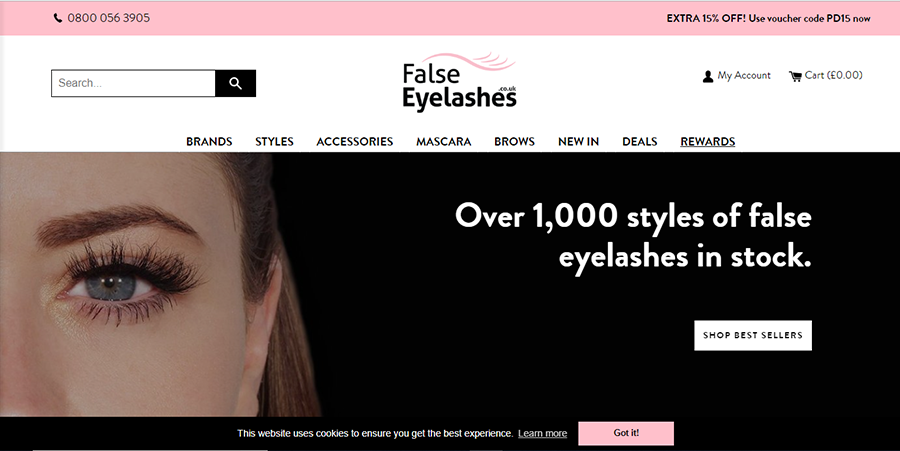 False Eyelashes Coupon Code