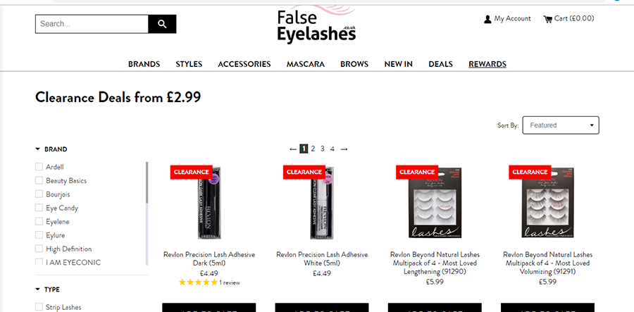 False Eyelashes Voucher Code