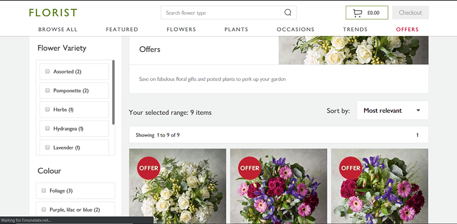 florist by waitrose and partners coupon codes