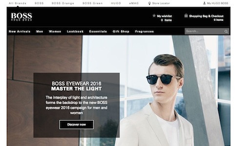 Hugo Boss Website