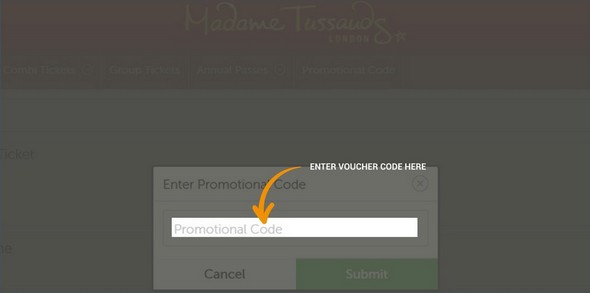 Madame Tussauds voucher