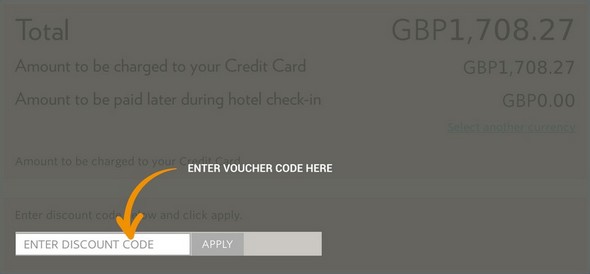 Millennium Hotels voucher