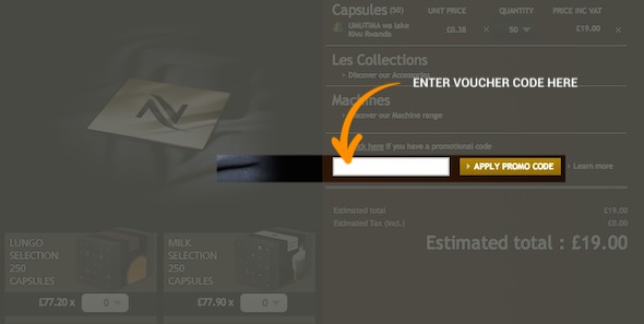 Promotion code nespresso uk clearance