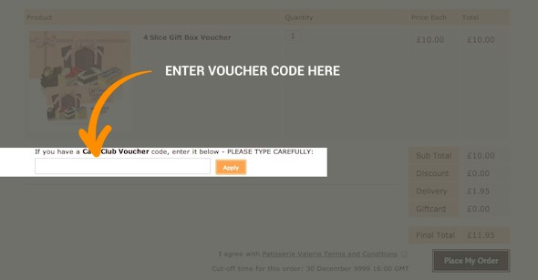 Patisserie Valerie Coupon Redemption